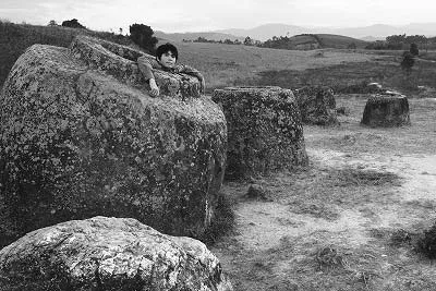 ジャール平原の夕日